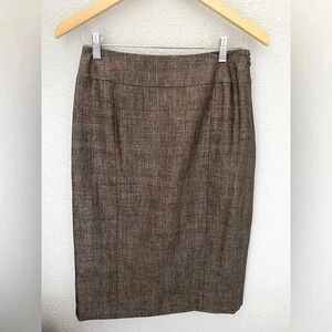 LAFAYETTE 148 NY pencil skirt Size 8 brown